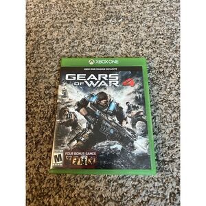 Gears of War 4 (Xbox One, 2016) Tested Working - No Manual